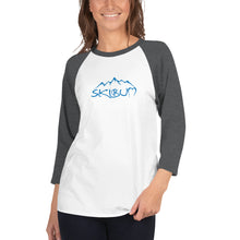Load image into Gallery viewer, Women's 3/4 Sleeve Mountains Tee
